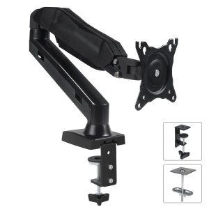 Maclean MC-860 monitor mount / stand 68.6 cm (27 ) Black Desk