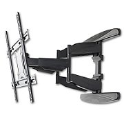 Techly 40-80 Ultra Slim Full Motion LCD TV Wall Mount Bracket Black  ICA-PLB 172L