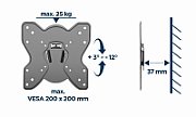 Gembird WM-42T-03 TV wall mount (tilt)  23”-42”  up to 25kg