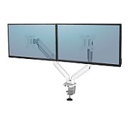 Fellowes Ergonomics arm for 2 monitors - Platinum series  white