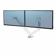 Fellowes Ergonomics arm for 2 monitors - Platinum series  white