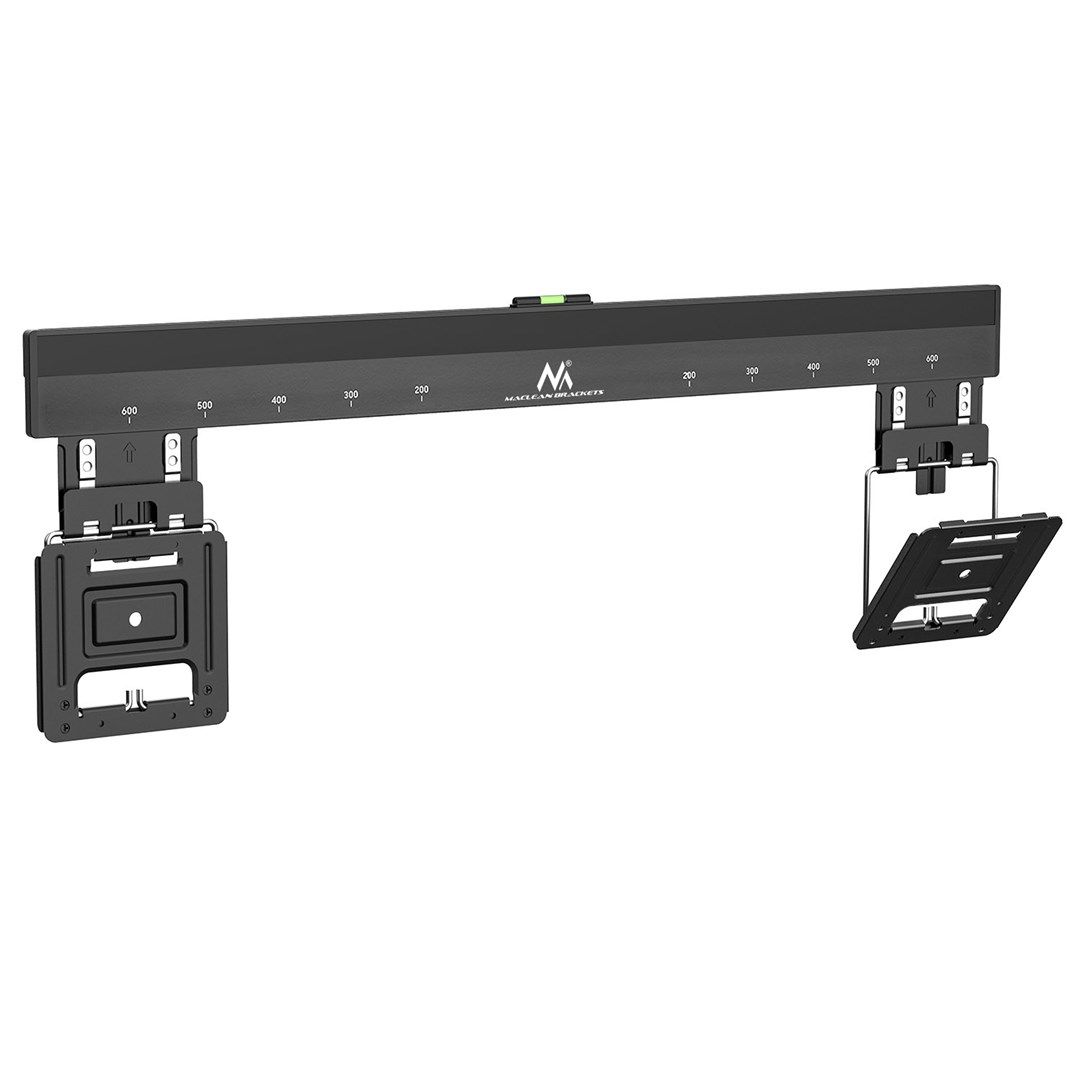 Maclean MC-481 Ultra Flat Slim TV Wall Mount Bracket Holder for 37-80  Flat Curved up to 75kg Max. VESA 600x400 Universal TV Mount Holde