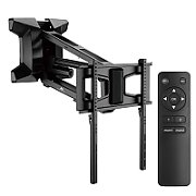 Maclean MC-891 Electric TV Wall Mount Bracket with Remote Control Height Adjustment 37'' - 70  max. VESA 600x400 up to 35kg Above Fireplace Mount Sturdy