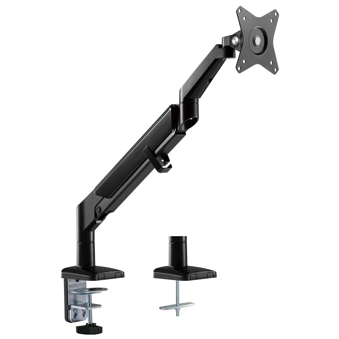 Ergo Office ER-405B Monitor Bracket Holder Table Desk Mount Arm Swivel Tilt Rotatable 13  - 32  VESA