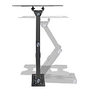 Maclean MC-700N TV Monitor Wall Mount Universal max VESA 200x20 23 -43  30kg Black Extendable Tilting for Small TVs