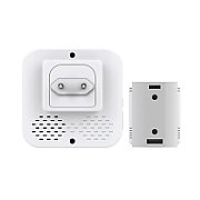 GreenBlue wireless entry signal  motion sensor  52 melodies  white  230V AC  max 8 sensors  GB212