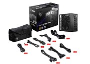 MSI MPG A1000G PCIE5 power supply unit 1000 W 20+4 pin ATX ATX Black