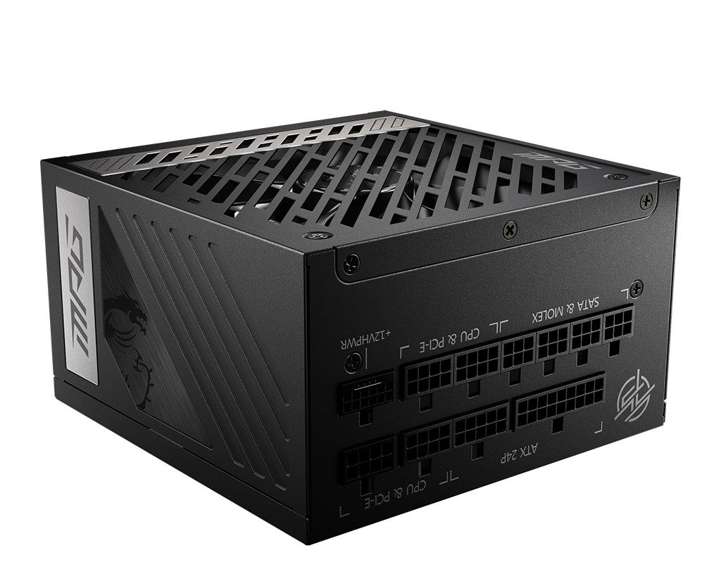 MSI MPG A850G PCIE5 power supply unit 850 W 24-pin ATX ATX Black