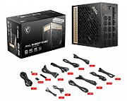 MSI MEG AI1300P PCIE5 power supply unit 1300 W 24-pin ATX ATX Black
