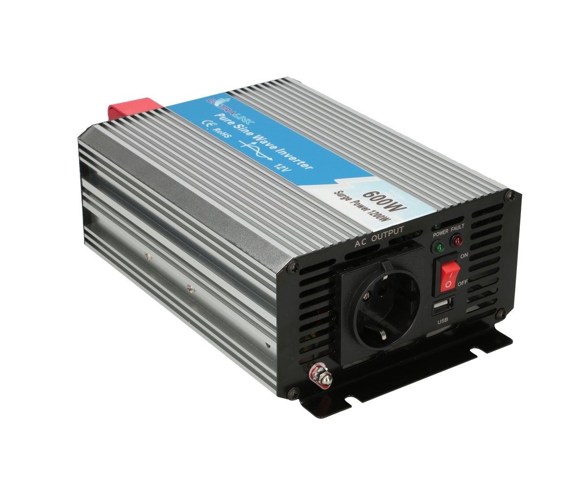 Extralink OPIP-600W | Voltage converter | car 12V  600W pure sine