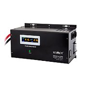 UPS Kemot LEC-URZ3411, 2200 VA, 1600 W, 2x Schuko, 12 V DC, Tower, Negru 