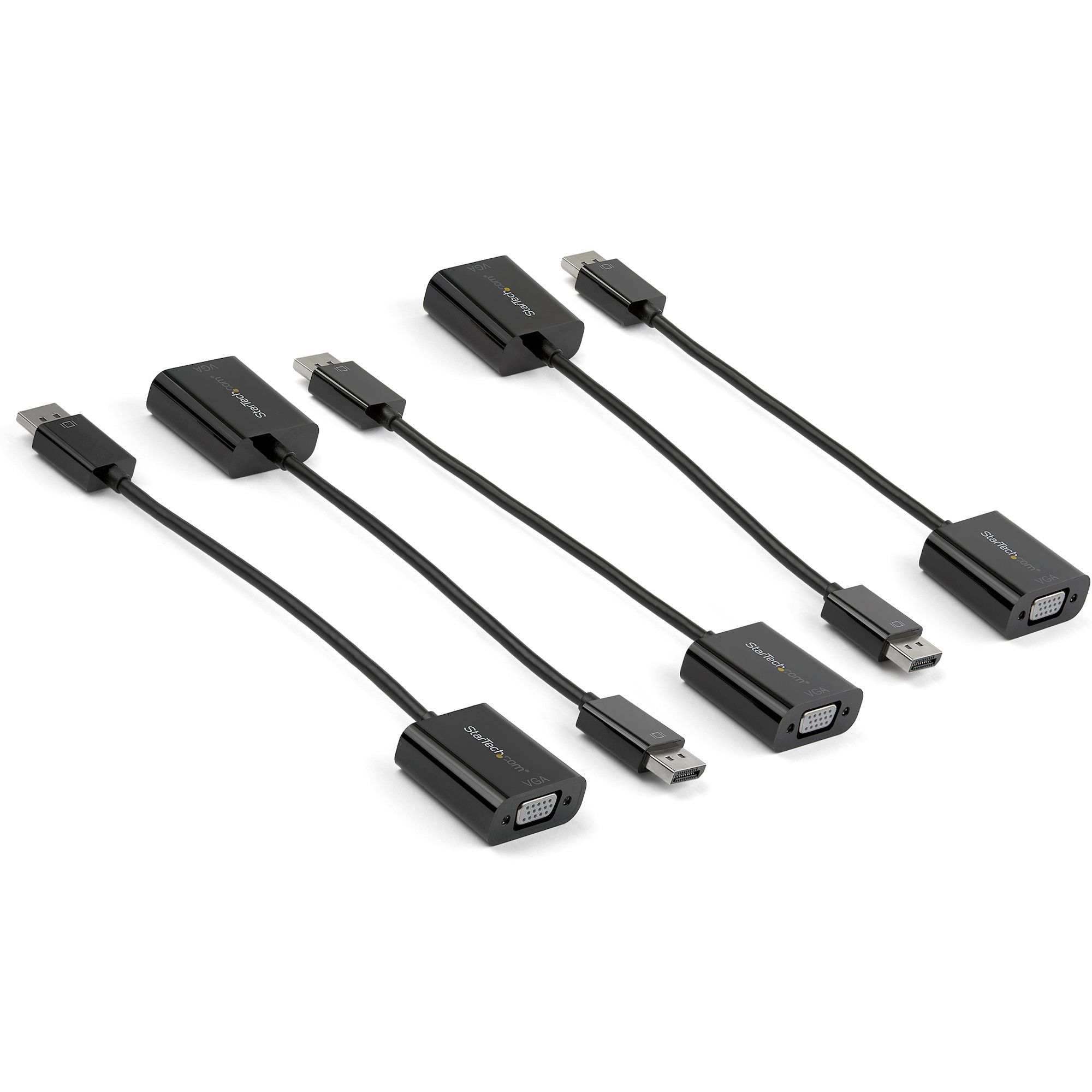 DISPLAYPORT TO VGA ADAPTER 5PK/1920X1200 - MONITOR DONGLE - 5PK