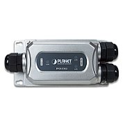 PLANET IPOE-E302 repetoare de rețea Transmițător rețea Negru, Gri 10, 100, 1000 Mbit/s
