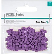 Accesoriu decorativ pt. carcasa DeepCool  PIXEL TV , silicon, 5.4x5.4x4mm, pachet 100 buc, mov,  R-PIXEL-TV100-G-1  6933412796763