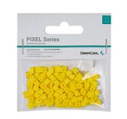 Accesoriu decorativ pt. carcasa DeepCool  PIXEL YE , silicon, 5.4x5.4x4mm, pachet 100 buc, galben,  R-PIXEL-YE100-G-1  6933412796732
