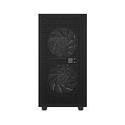 CARCASA DeepCool  CH360 , Mini Tower, ATX, fara sursa, 3xfan, USB 3.2 gen 1 x 1, USB 2.0 x 2, audio, PSU shroud, 4 sloturi expansiune, iluminare ARGB, negru,  R-CH360-BKAPE3-G-1  (timbru verde 0.24lei)