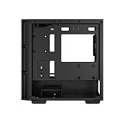 CARCASA DeepCool  CH360 , Mini Tower, ATX, fara sursa, 3xfan, USB 3.2 gen 1 x 1, USB 2.0 x 2, audio, PSU shroud, 4 sloturi expansiune, iluminare ARGB, negru,  R-CH360-BKAPE3-G-1  (timbru verde 0.24lei)