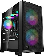 CARCASA PCCooler  C3 D310 , middle tower, gaming, fara sursa, suporta 7xfan, , PSU shroud, USB 3.1 gen 1 x 2, audio, mic, 4 sloturi expansiune, negru,  C3D310 BK 