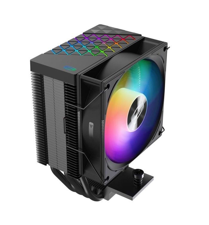 COOLER PCCooler  R400 ARGB  skt. universal, racire cu aer, vent. 92mm, 800 - 2200 RPM, 4 heatpipes, inaltime 133mm, iluminare RGB, R400 ARGB BK   (timbru verde 0.8 lei)