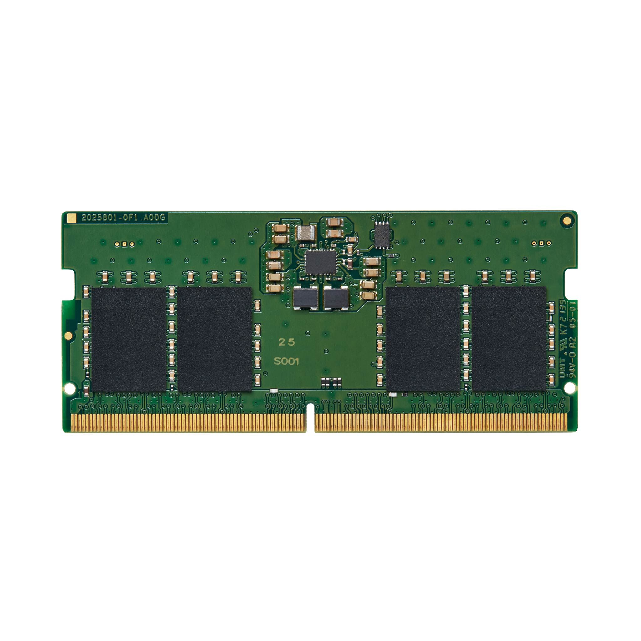 Kingston Kingston DRAM 8GB 5600MT/s DDR5 Non-ECC CL46 SODIMM 1Rx16 EAN: 740617334074