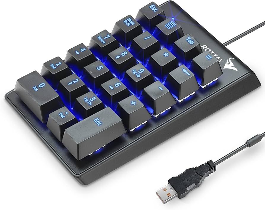 TASTATURA numerica  Genius,  NumPad 1000 , wireless, 21 taste, chocolate,  31320003400  (timbru verde 0.8 lei)