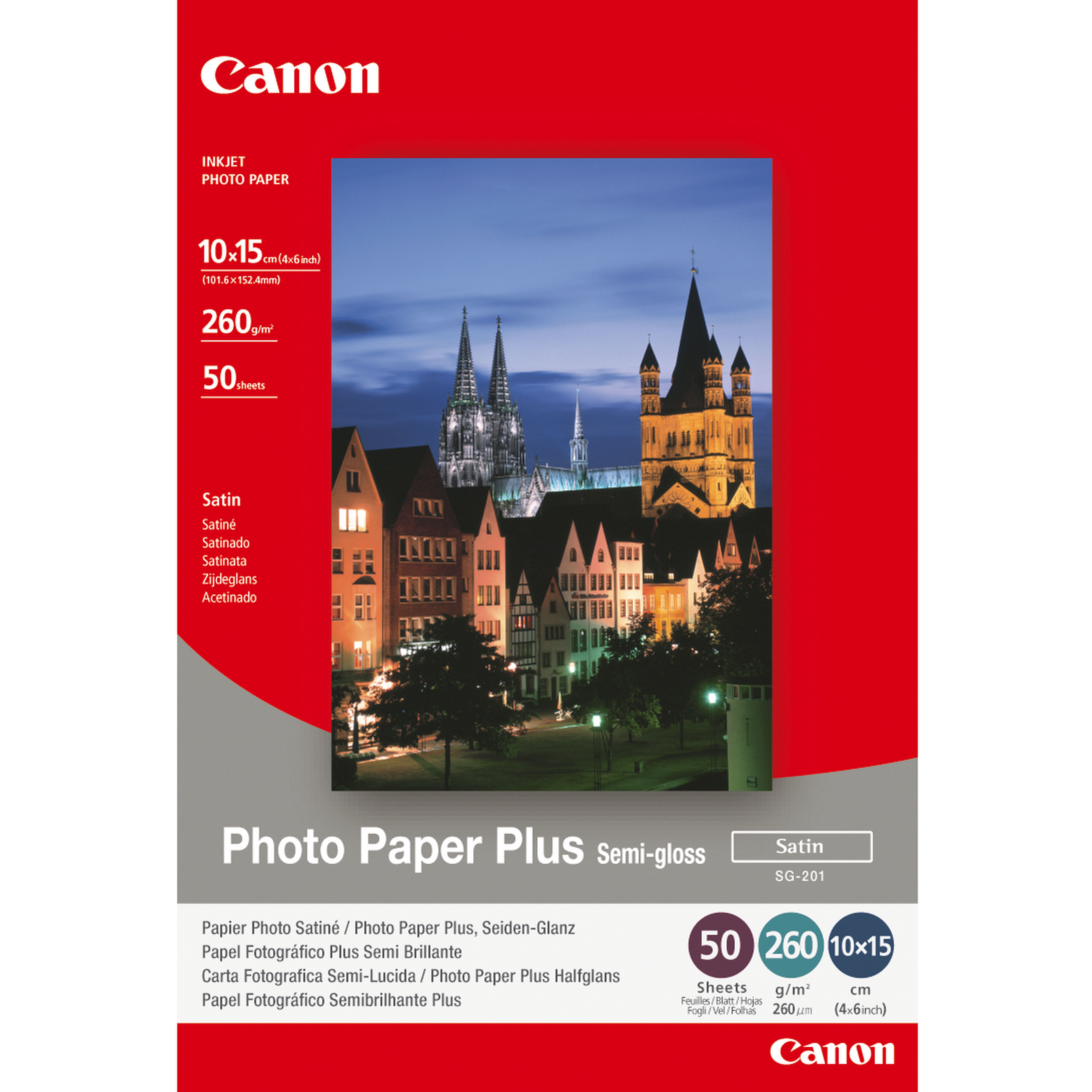 SG-201 PHOTO PAPER SEMI GLOSS/10X15 CM 50 SHT
