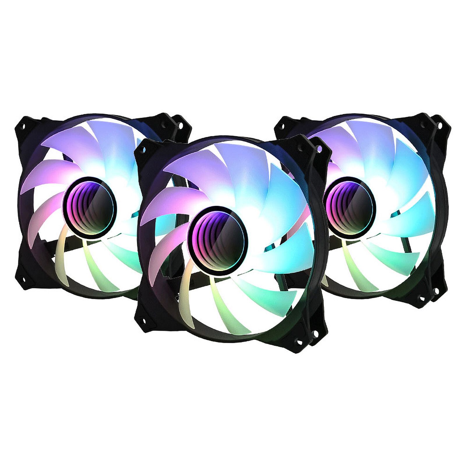 Ventilator Zalman ZM-IF120A3 ,120 x 120 x 25 mm ,1200 rpm ,Negru + Alb ,ARGB 