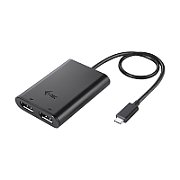 USB-C DUAL 4K/60HZ (SINGLE/8K/30HZ) DP VIDEO ADAPTER