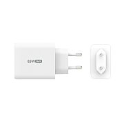 65W GAN USB-C 3-PORT CHARGER/EU WHITE