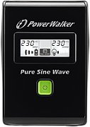 POWERWALK VI 800 SW FR UPS Power Walker Line-Interactive 800VA 2x PL 230V, PURE SINE, RJ11/RJ45,USB,LCD