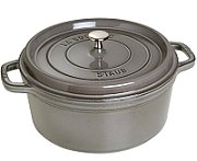Staub Round Cast Iron Pot - Graphite  1.7 ltr