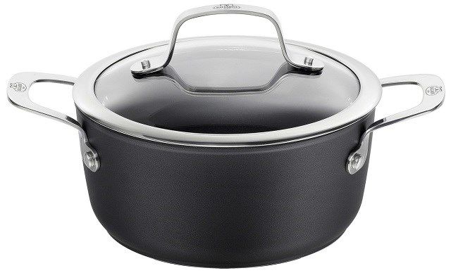 BALLARINI Alba pot with lid titanium 2.7 L ALBG2LD.20D