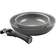 set of 2 frying pans (20 + 28 cm) 2H