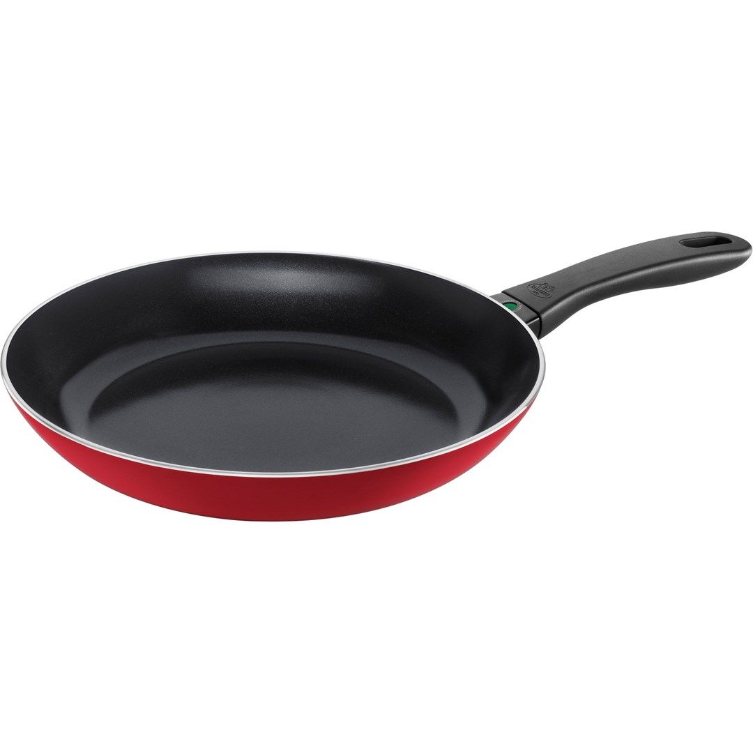 frying pan plate 26 cm red