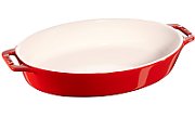 Staub Oval Ceramic Platter - 1.1 ltr  Red