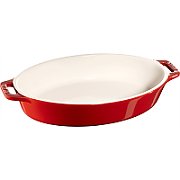 Staub Oval Ceramic Platter - 1.1 ltr  Red