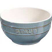Staub round bowl - 14 cm  Antique turquoise
