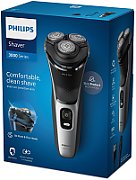 Philips S3143/00 men's shaver Rotation shaver Trimmer Black  Silver