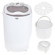 Adler AD 8055 washing machine Top-load 3 kg Cream  White