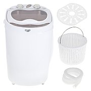 Adler AD 8055 washing machine Top-load 3 kg Cream  White