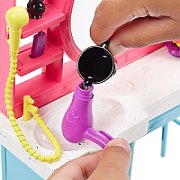 Barbie Hair Salon Totally Hair Set + MATTEL HKV00 Doll