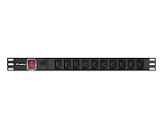 LANBERG PDU RACK POWER STRIP (1U 10A 7X IEC C13 2M)