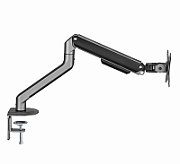 Gembird MA-DA1-05 Desk mounted adjustable monitor arm  17”-32”  up to 9 kg  space grey