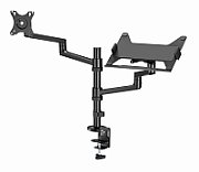 Gembird MA-DA-04 monitor mount / stand 81.3 cm (32 ) Black Desk