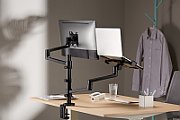Gembird MA-DA-04 monitor mount / stand 81.3 cm (32 ) Black Desk