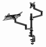 Gembird MA-DA-04 monitor mount / stand 81.3 cm (32 ) Black Desk