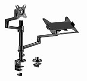 Gembird MA-DA-04 monitor mount / stand 81.3 cm (32 ) Black Desk