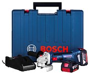 BOSCH ANGLE GRINDER 18V GWS 180-LI 2x4 0Ah CASE