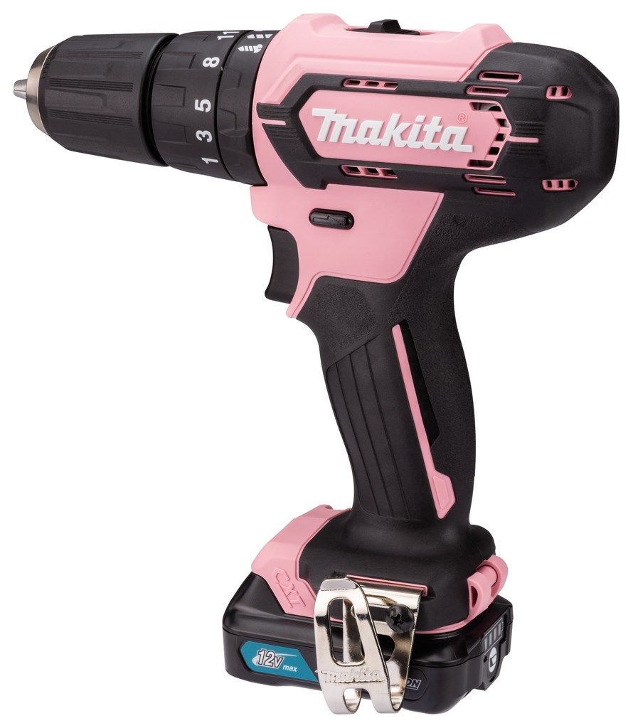 Makita HP333DSAP1 power screwdriver/impact driver 1700 RPM Black  Pink