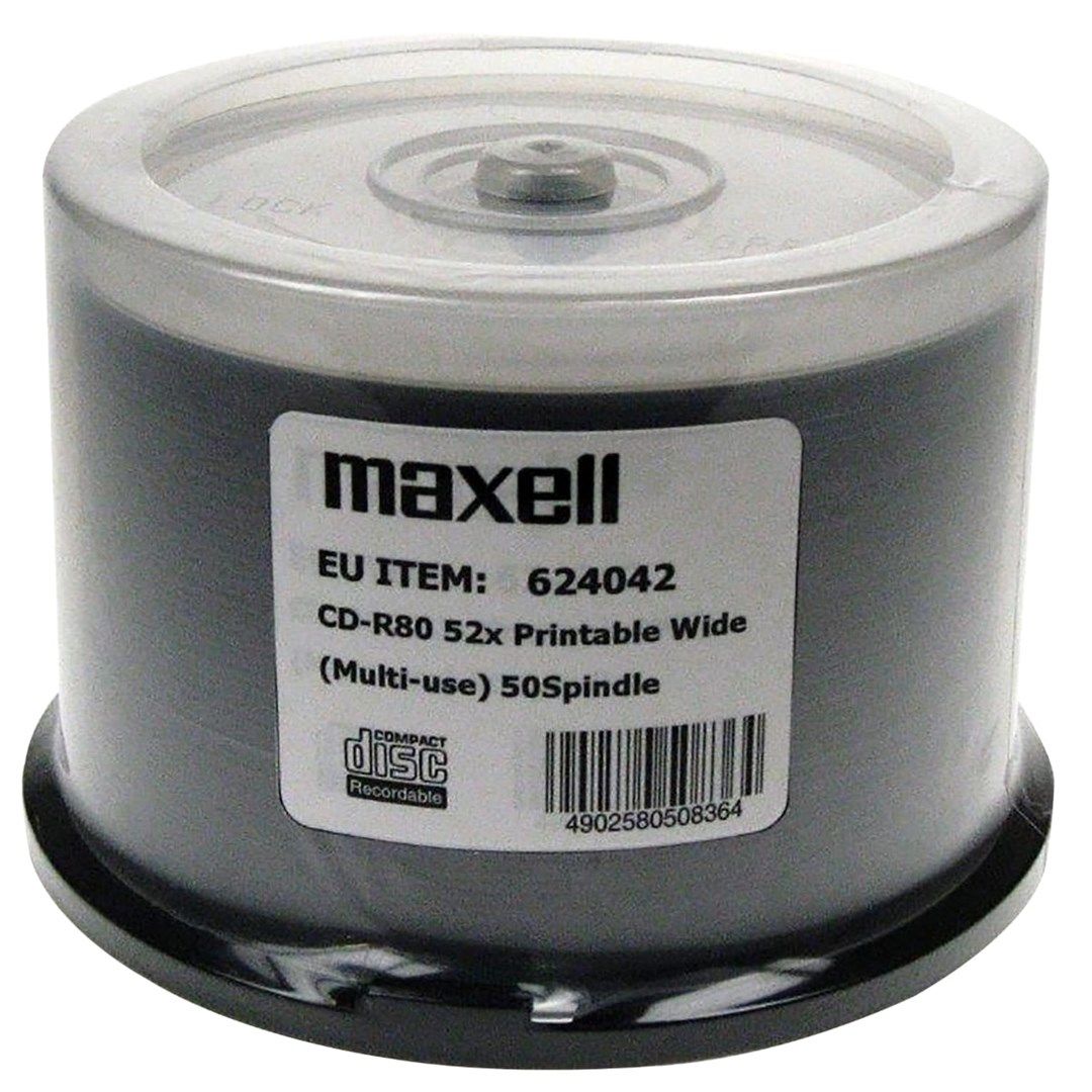 MAXELL CD-R 700MB 52x80 min  spindel  płyta do nadruku